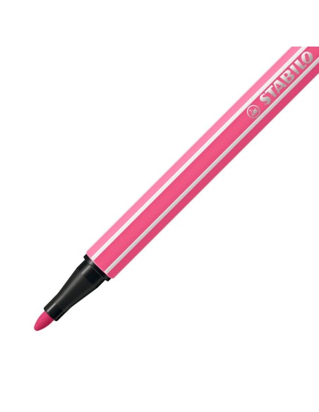  C/10 rotulador stabilo pen 68 rosa claro nº29 punta 1,omm 